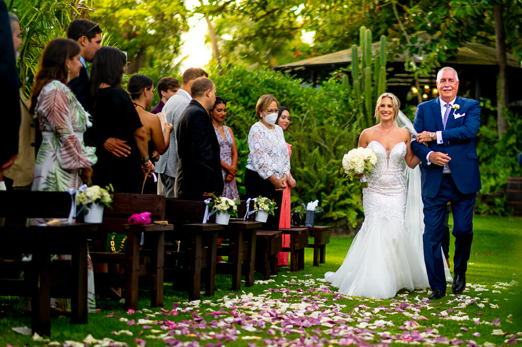 Bride Walking down the aisle