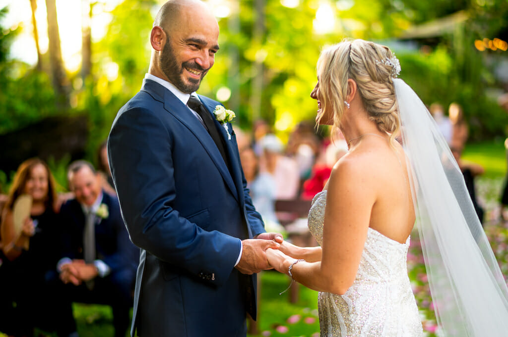 wedding ceremony at Hacienda Siesta Alegre