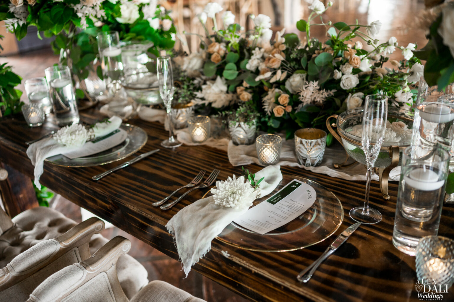 wedding decor by lorraine flowers